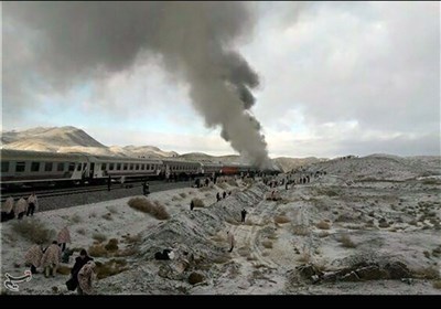 حادثه قطار دامغان به روایت تصویر