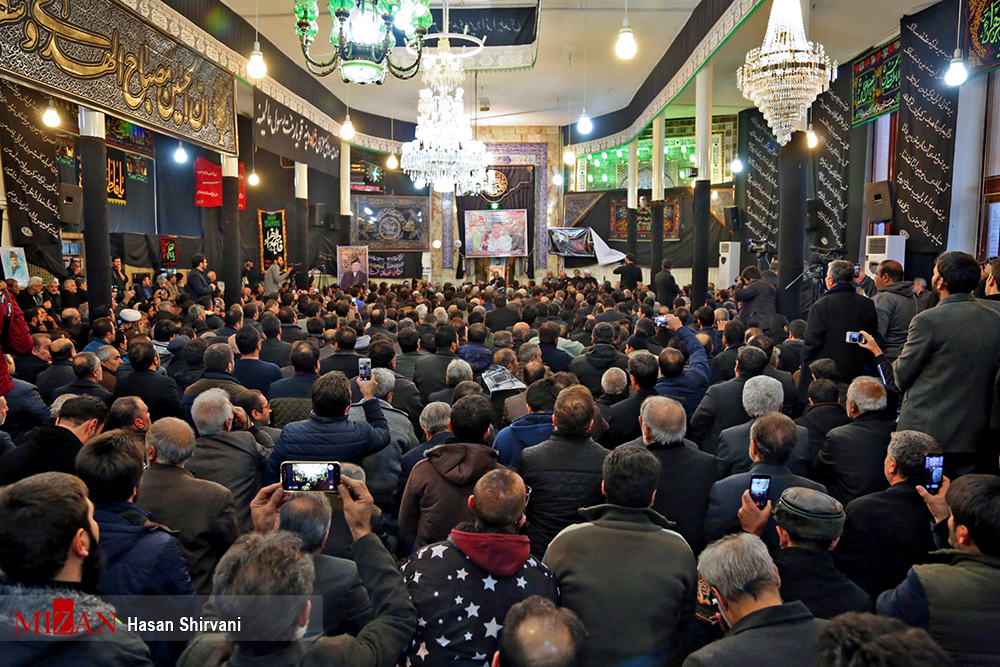 تصاویر/مراسم ترحیم حاج سلیم مؤذن زاده در تهران