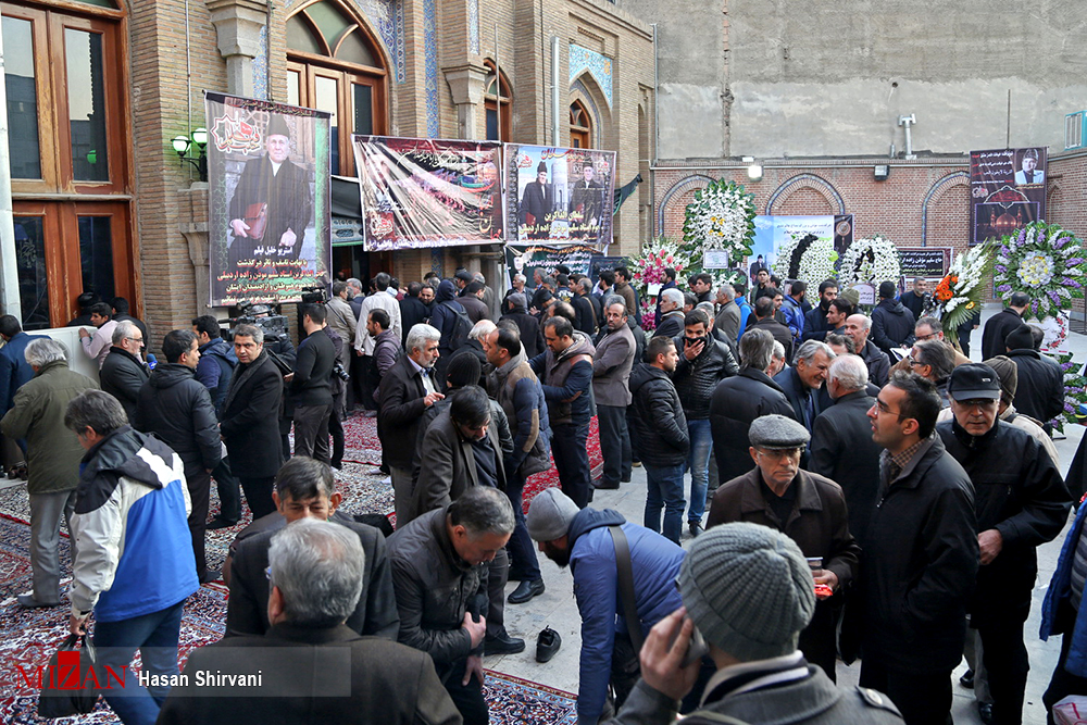 تصاویر/مراسم ترحیم حاج سلیم مؤذن زاده در تهران