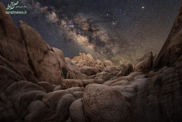 عکس/ آسمان زیبای یک پارک ملی در کالیفرنیا