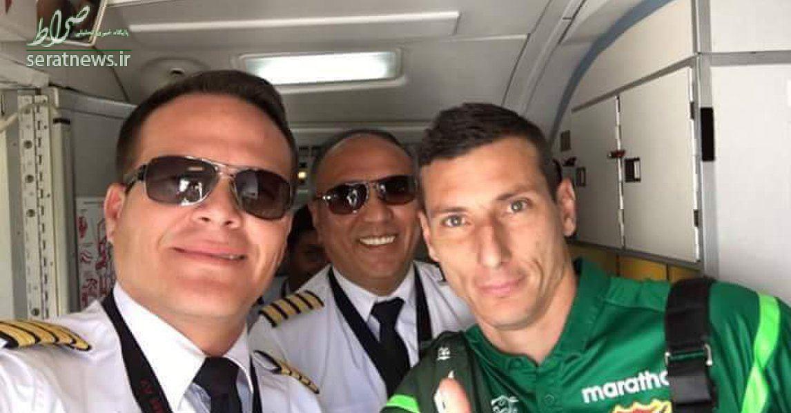عکس/ آخرین سلفی خلبان هواپیمای کلمبیا عکس/ آخرین سلفی خلبان هواپیمای کلمبیا