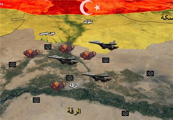 داعش بهانه‌ای برای ورود ترکیه به «منبج»+نقشه‌
