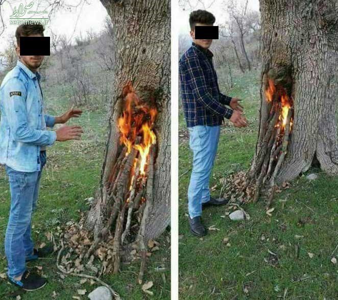 عکس/ زشت ترین عکس یادگاری در روز طبیعت