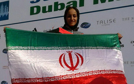 دونده ایرانی قهرمان دوی پارس بخش زنان شد +عکس دونده ایرانی قهرمان دوی پارس بخش زنان شد +عکس