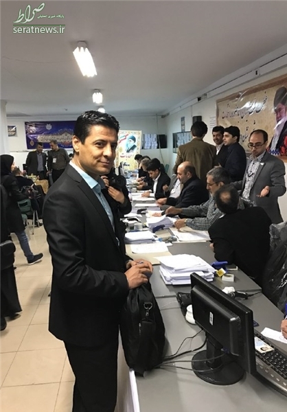 عکس/ ثبت نام فغانی در انتخابات شورا