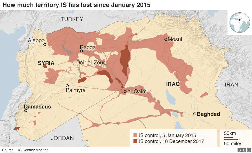 تروریست‎ها چگونه مناطق تحت اشغال خود را در سوریه و عراق از دست دادند+تصاویر