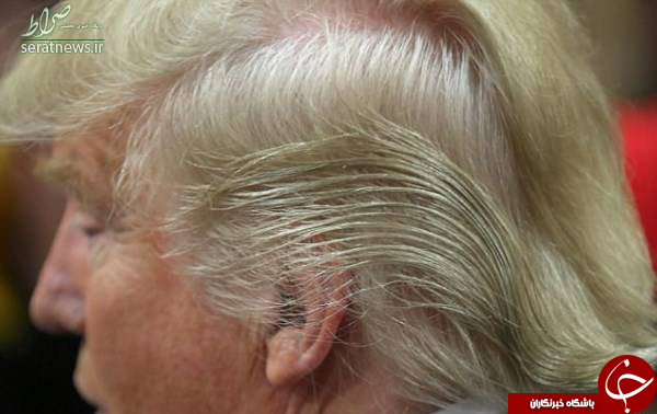 راز مدل موهای ترامپ برملا شد +عکس
