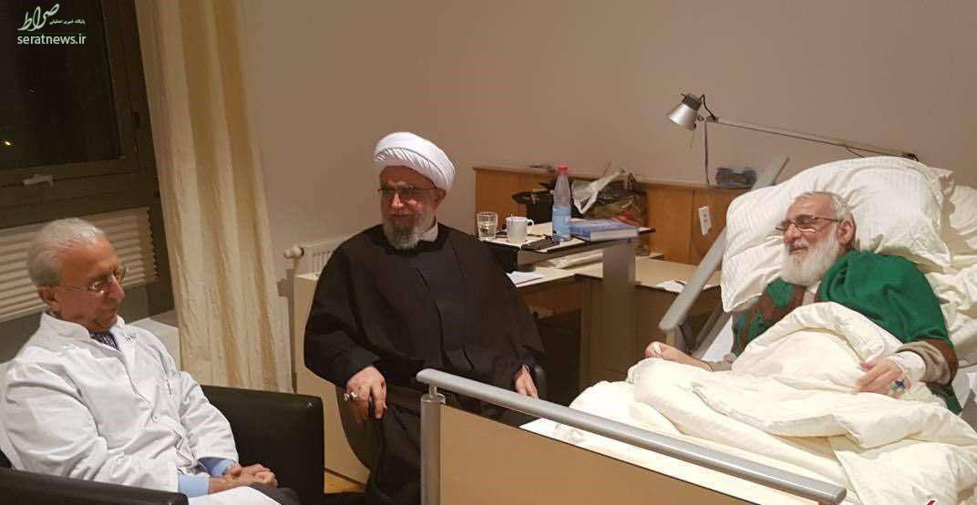 عکس/ کدام پزشک بر بالین هاشمی شاهرودی است؟