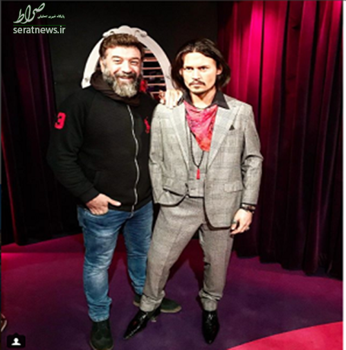عکس/ علی انصاریان در کنار جانی دپ عکس/ علی انصاریان در کنار جانی دپ