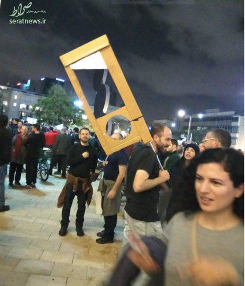 عکس/ گیوتینی برای زدن گردن نتانیاهو!