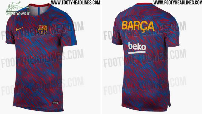 عکس/ طرح عجیب پیراهن تمرینی فصل بعد بارسا