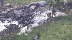 فیلم/لحظه اجکت خلبان جنگنده اف ۱۶ رژیم صهیونیستی