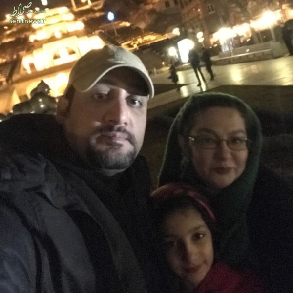 لاله صبوری در کنار همسر و فرزندش +عکس