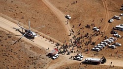 تصاویر/حضور خانواده های جانباختگان حادثه سقوط هواپیما