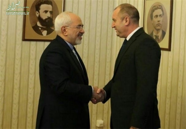 دیدار ظریف با رئیس جمهور بلغارستان+عکس