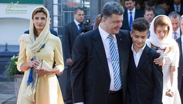 پسر پورشنکو با یک لباس روسی جنجال به پا کرد (+عکس)