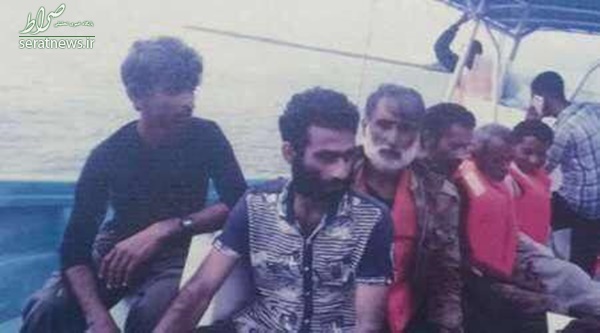 عکس/ ۶ ماهی‌گیر ایرانی نجات یافته از اقیانوس هند