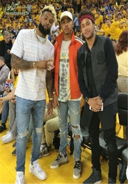 نیمار تماشاگر دومین فینال NBA شد +عکس نیمار تماشاگر دومین فینال NBA شد +عکس