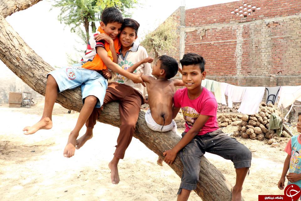 پسری که در هند پرستش می شود +تصاویر