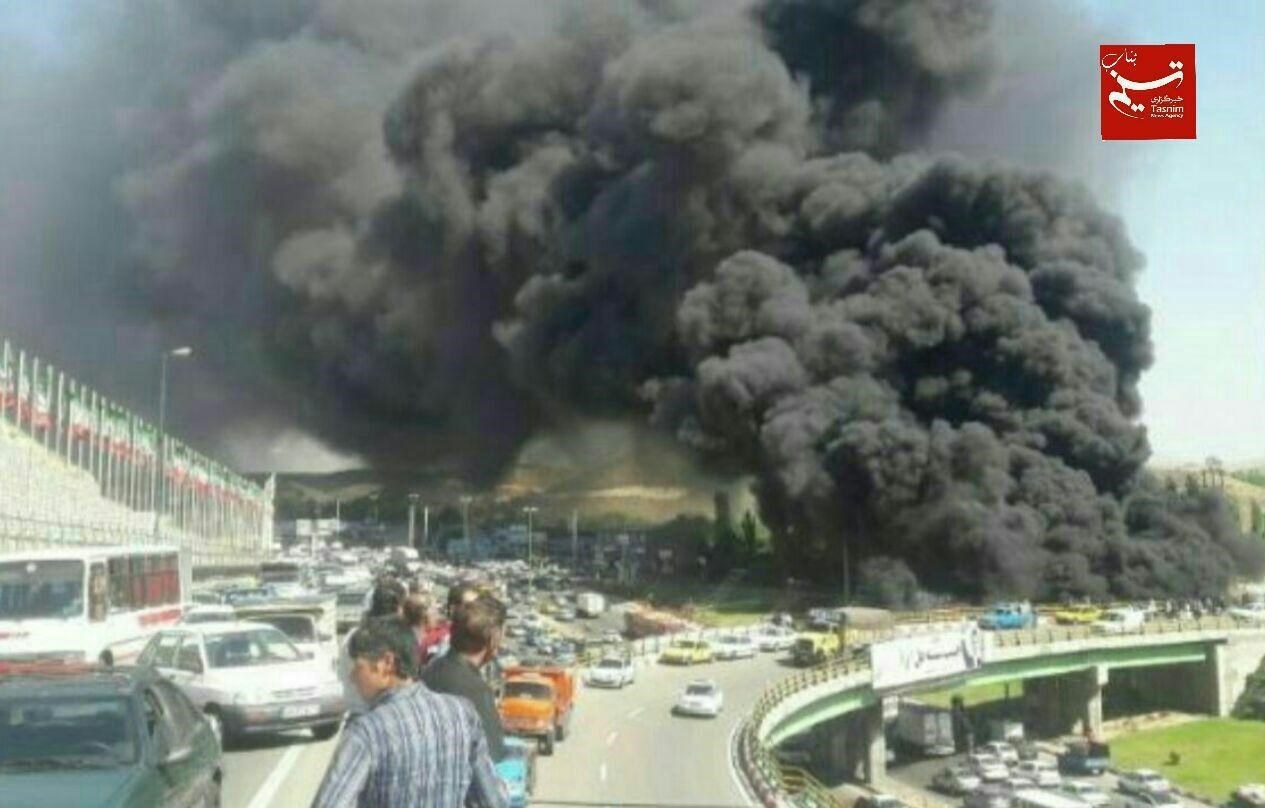 انفجار مرگبار تانکر سوخت در تبریز +تصاویر