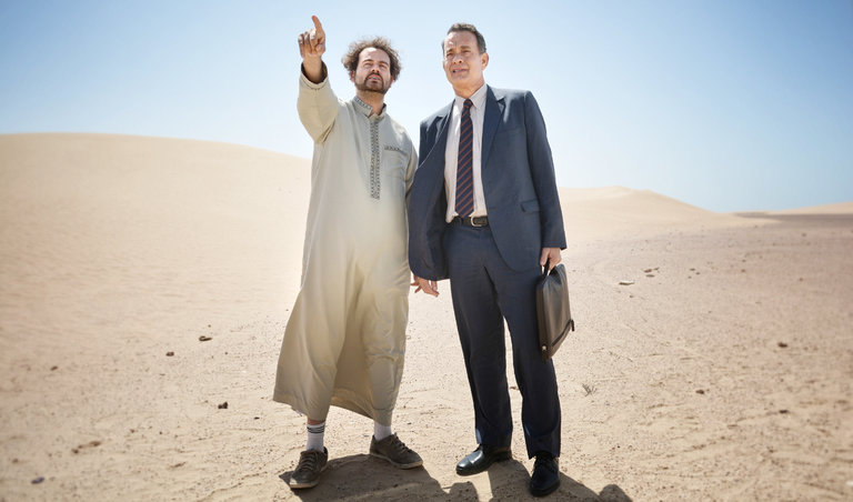 سرگردانی بازیگر هالیوود در بیابان‌های عربستان +عکس