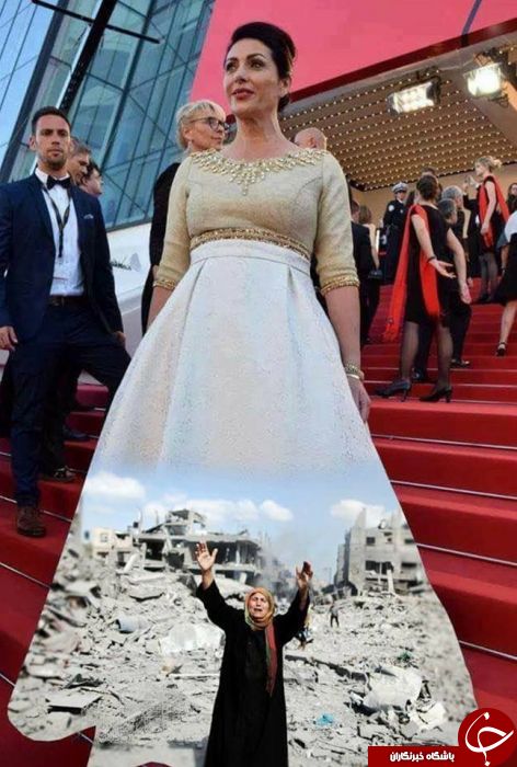 اعتراض خلاقانه به لباس جنجالی وزیر زن صهیونیست +تصاویر