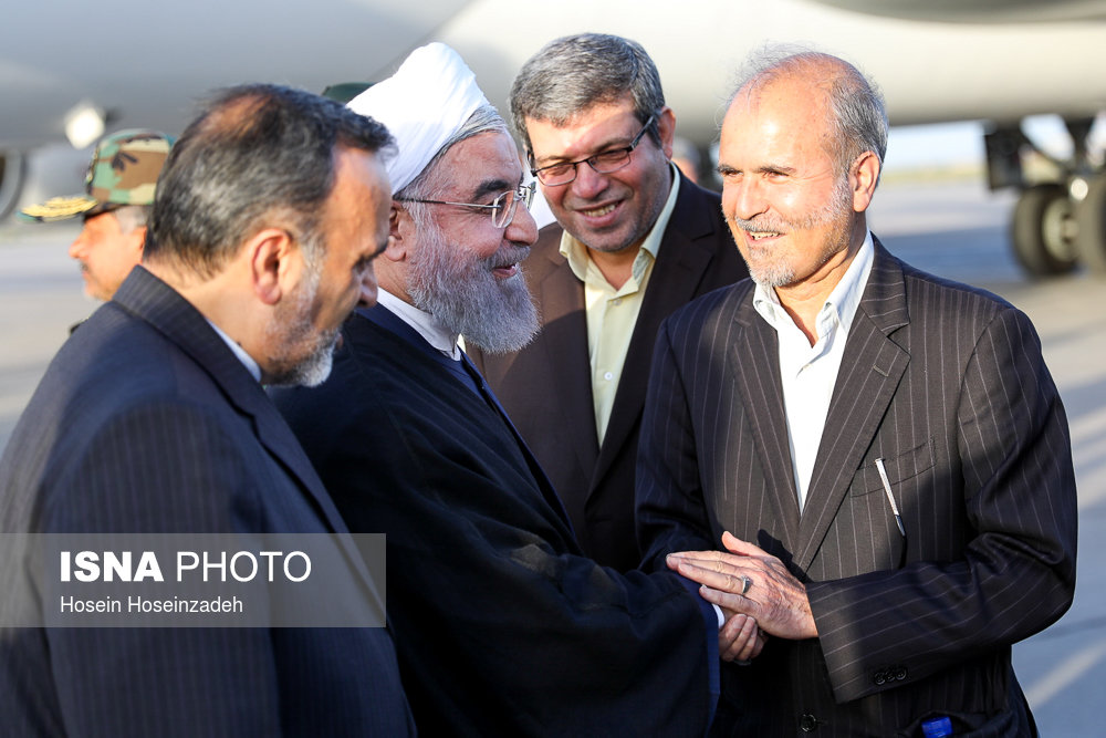 روحانی وارد مشهد شد