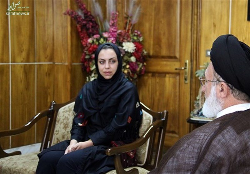 دیدار نرگس کلباسی با سرپرست حجاج +عکس