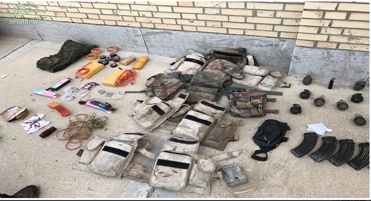 عکس/ تجهیزات جنگی توقیفی از عوامل انصار الفرقان