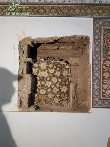 کشف لایه‌های پنهان ۵۰۰ ساله در تالار اشرف +تصاویر