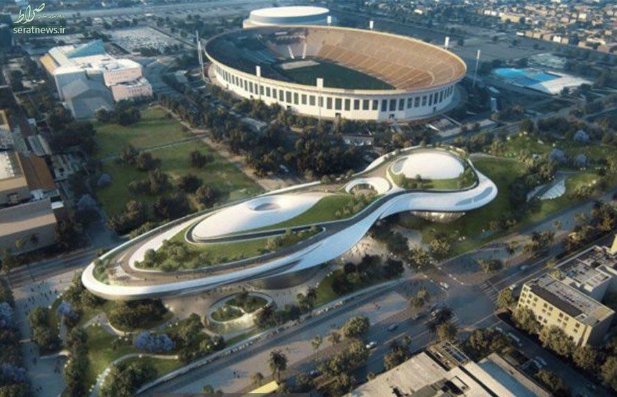 عکس/ طراحی جالب یک موزه با سقفی از فضای سبز