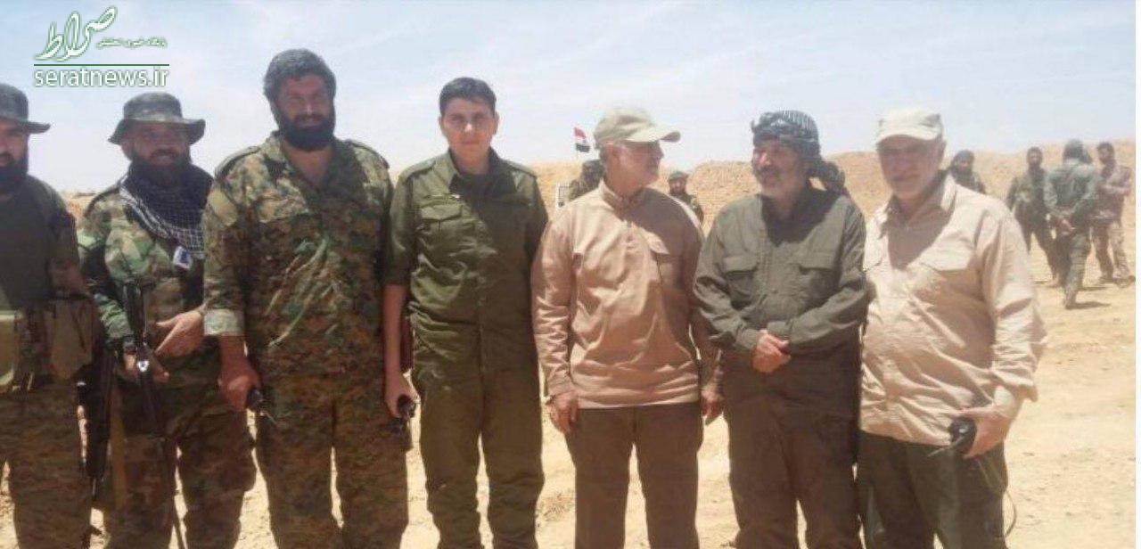 عکس/ سردار سلیمانی در کنار رزمندگان حشدالشعبی