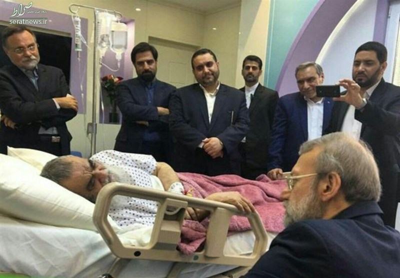 لاریجانی از آیتالله مظاهری عیادت کرد +عکس لاریجانی از آیتالله مظاهری عیادت کرد +عکس