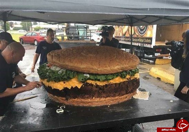 عکس/ بزرگترین همبرگر جهان