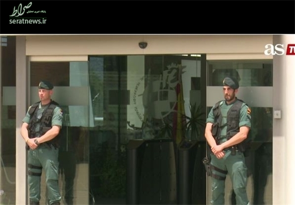 پلیس، فدراسیون فوتبال اسپانیا را محاصره کرد +عکس