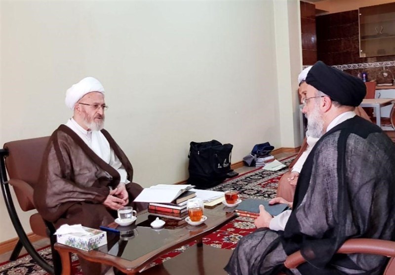 دیدار حجتالاسلام رئیسی با آیتالله سبحانی+عکس دیدار حجتالاسلام رئیسی با آیتالله سبحانی+عکس