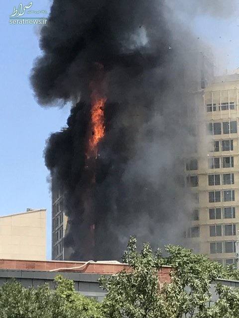 جزییات آتش سوزی یک هتل در مشهد +عکس