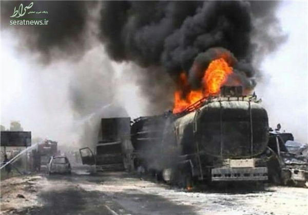 واژگونی تانکر حامل سوخت در پاکستان با ۱۲۰ کشته +تصاویر