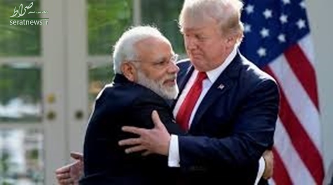 عکس/ احوال‌پرسی جالب نخست‌وزیر هند با ترامپ