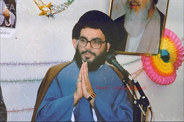 عکسی از سیدحسن نصرالله در ایران در سال 74 عکسی از سیدحسن نصرالله در ایران در سال 74