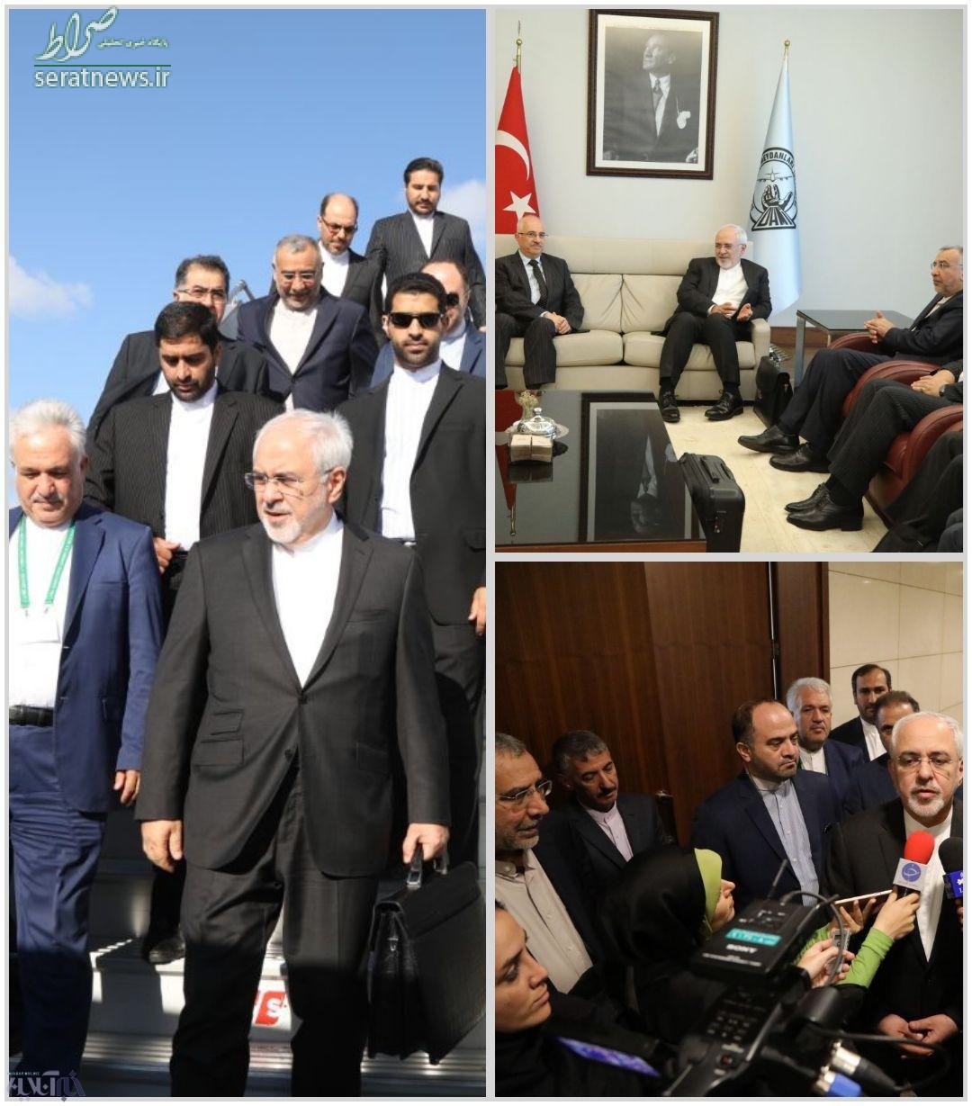 عکس/ ورود ظریف به استانبول عکس/ ورود ظریف به استانبول
