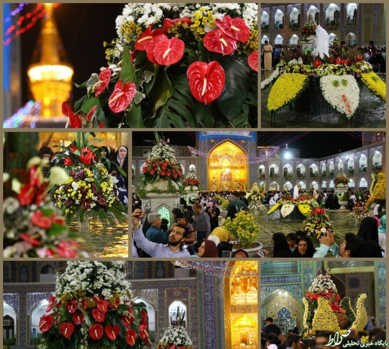 عکس/ گلآرایی زیبای حرم رضوی در سالروز میلاد امام رئوف عکس/ گلآرایی زیبای حرم رضوی در سالروز میلاد امام رئوف