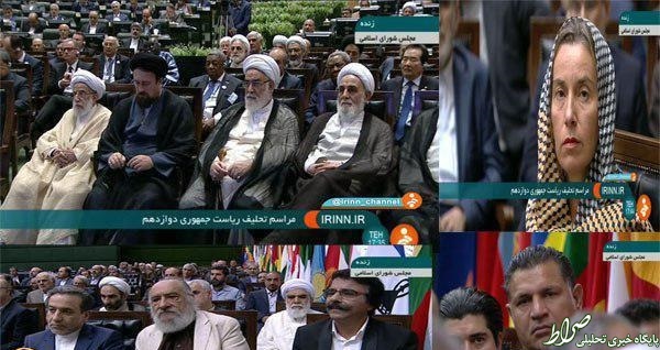 تصاویری از حاشیه‌های مراسم تحلیف