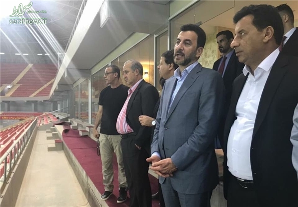 بازدید تاج از ورزشگاه کربلا +تصاویر بازدید تاج از ورزشگاه کربلا +تصاویر