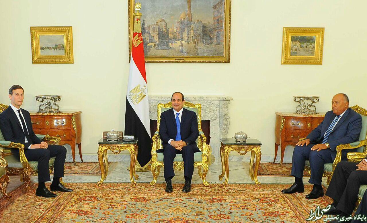عکس/ دیدار رئیس‌جمهور مصر و داماد ترامپ در قاهره