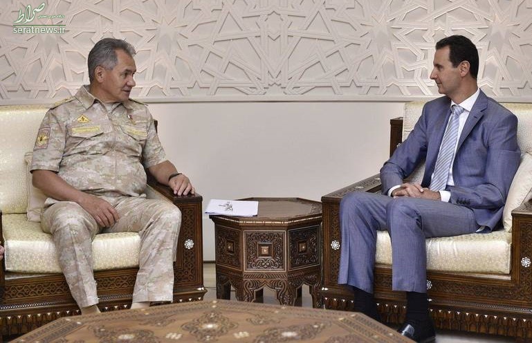 عکس/ دیدار وزیر دفاع روسیه با بشار اسد عکس/ دیدار وزیر دفاع روسیه با بشار اسد