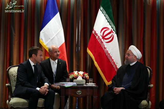 جزئیات دیدار روحانی با رئیس‌جمهور فرانسه +عکس