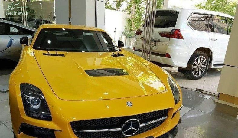 بنز ۸ میلیاردی پلاک‌شده ...!