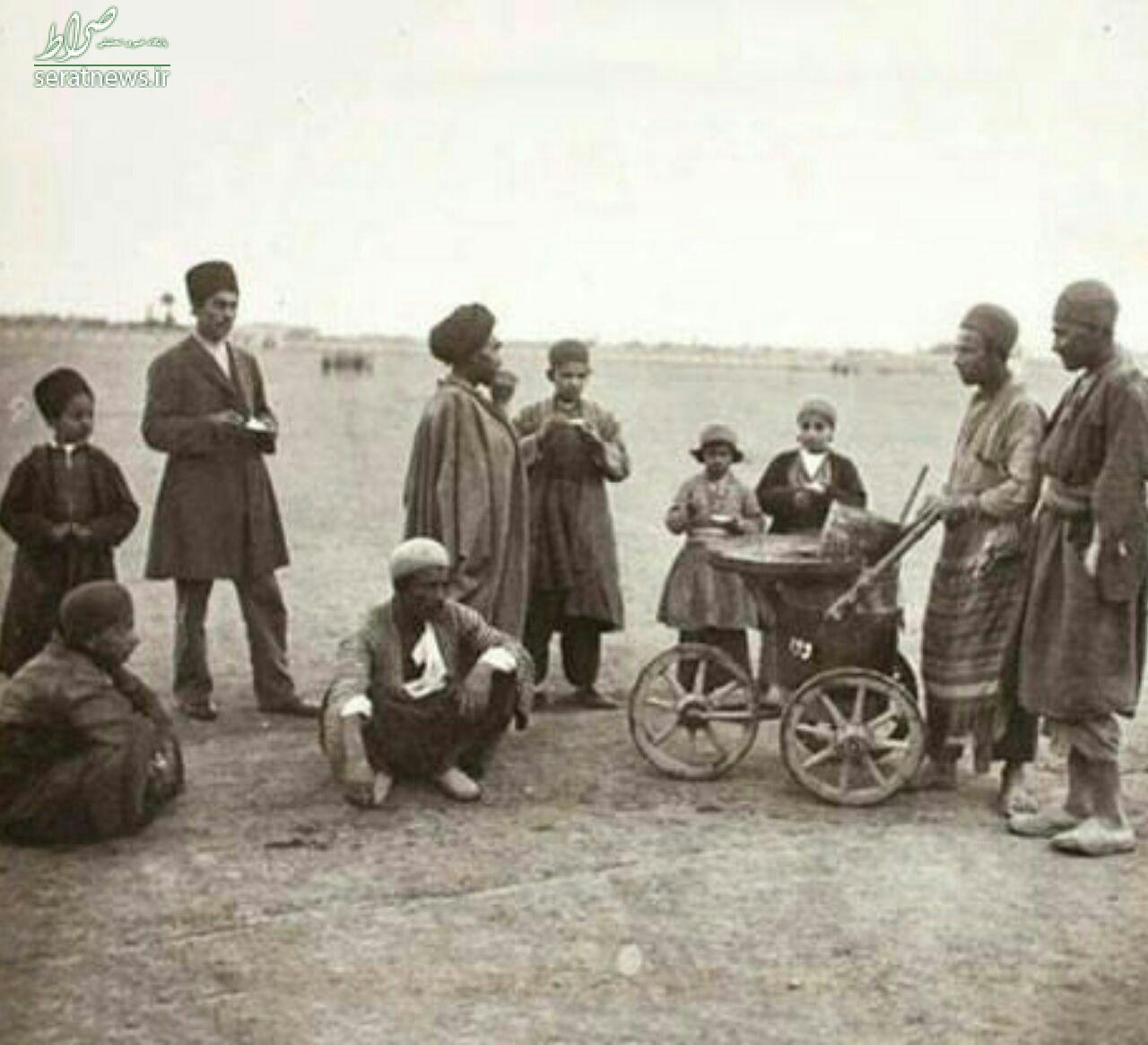 عکس/ بستنی فروشی در تهران قدیم