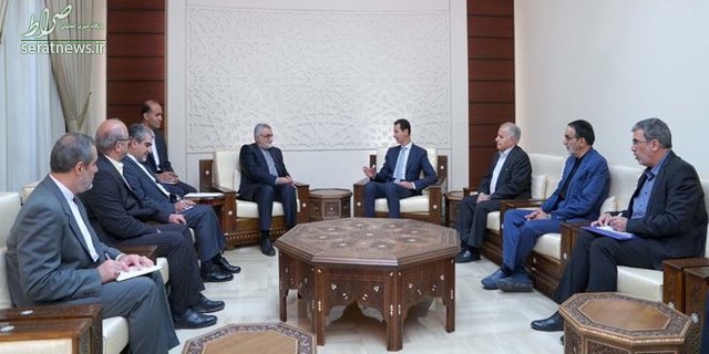 علاءالدین بروجردی با بشار اسد دیدار کرد+عکس علاءالدین بروجردی با بشار اسد دیدار کرد+عکس